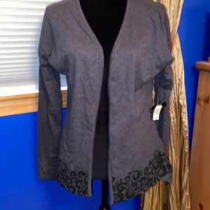 Disney parks Mickey performance fabric cardigan. Wicking fabric.